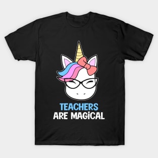 Teacher Colourful Unicorn T-Shirt